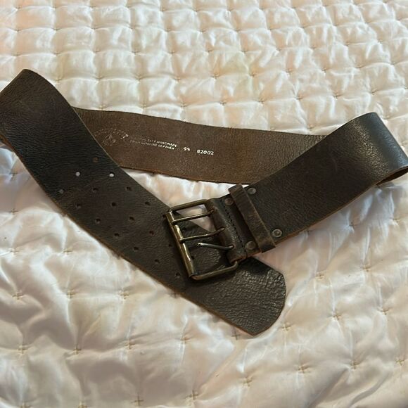 Brown Leather Belt 33 inches to 39 inches main image 4